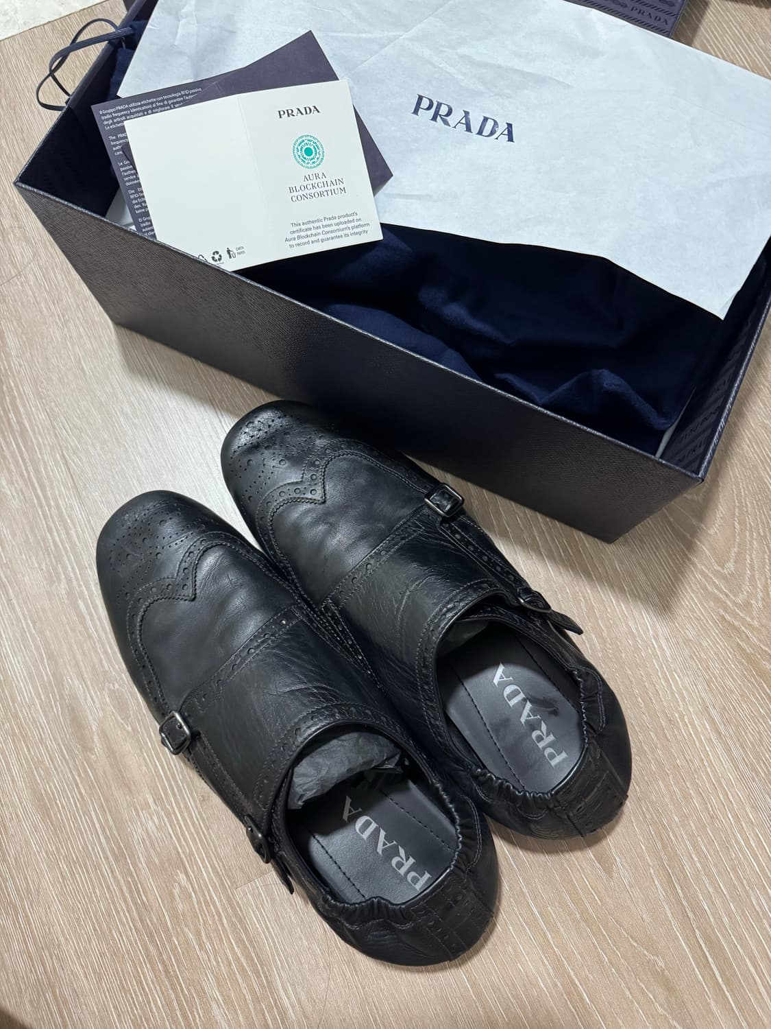 prada 프라다 25ss 더블 몽크 상품이미지1