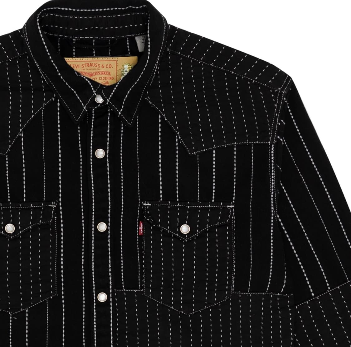 데님 티어스 피스 패치워크 웨스턴 셔츠 L사이즈 상품이미지7