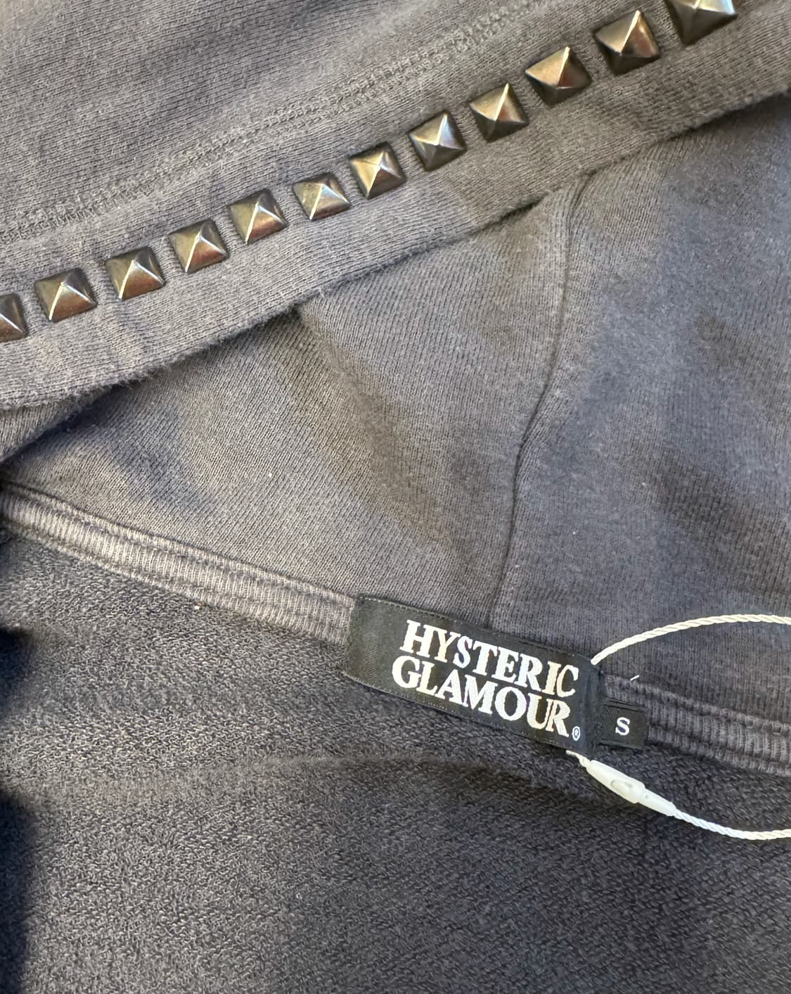 Hysteric Glamour 스터드 그래픽 후드 집업 상품이미지10