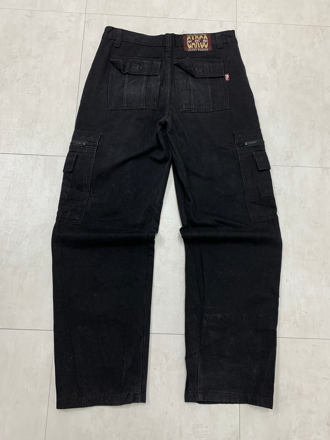 international silver wagner 블랙 카고 팬츠#438 상품이미지5