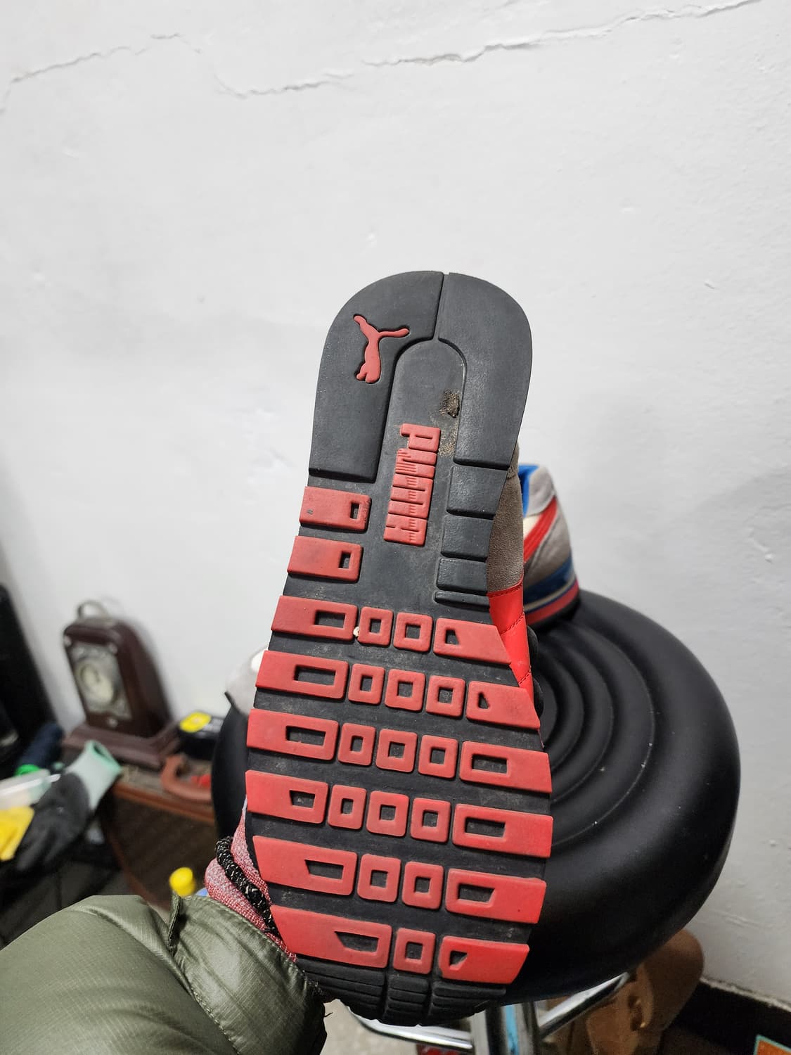 퓨마 TX-3 건담배색 스웨이드 운동화 상품이미지4