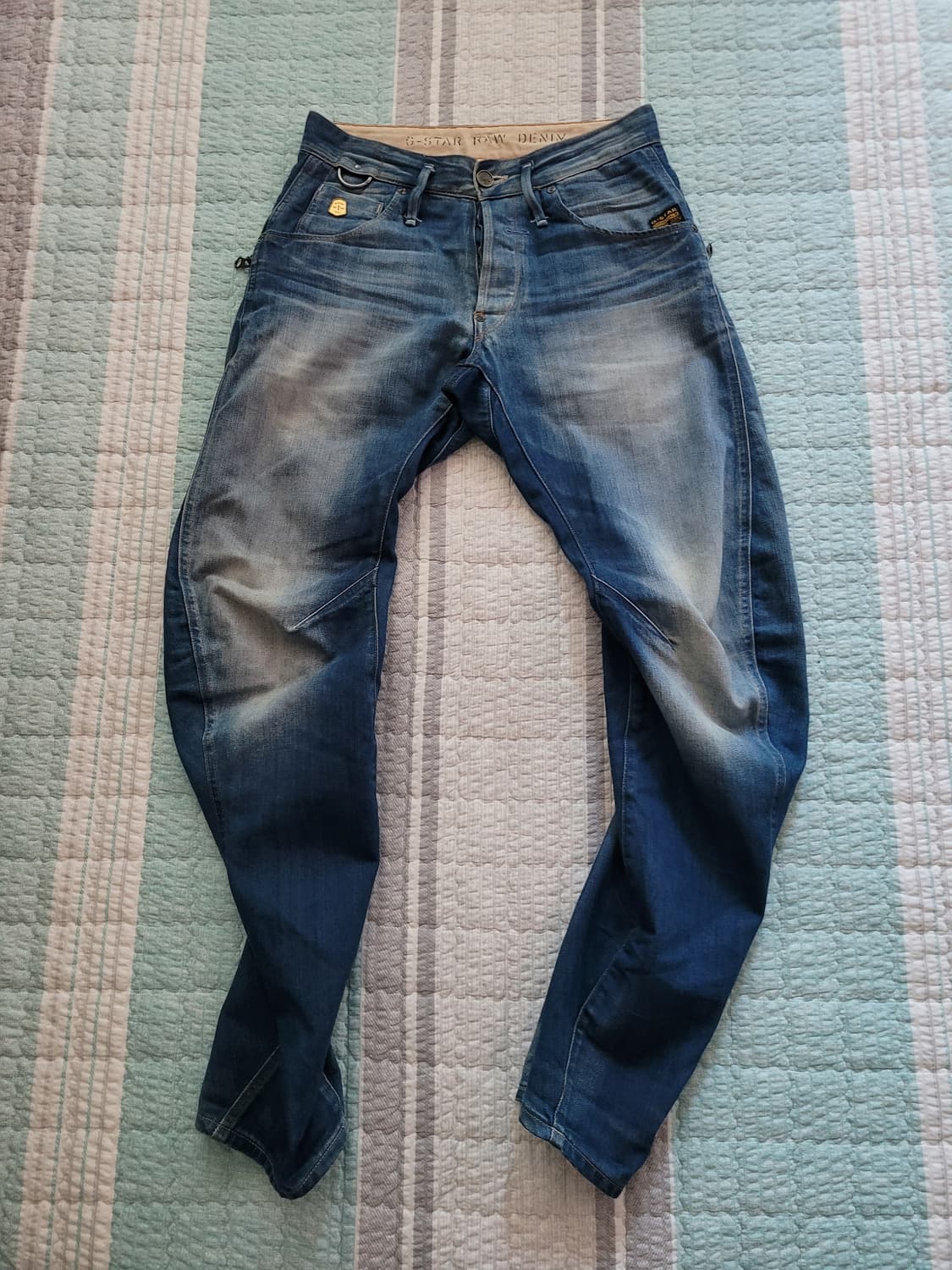 지스타로우 Gstarraw. 뉴릴리3D루즈테이퍼드연청워싱진 29사이즈. 상품이미지1