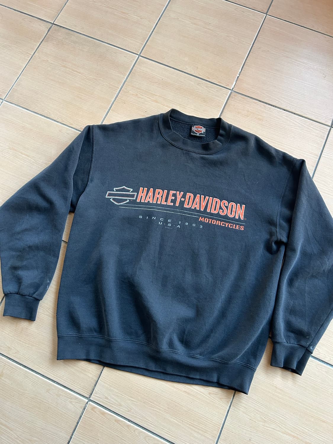 90‘s USA 할리데이비슨 스웻셔츠 상품이미지3