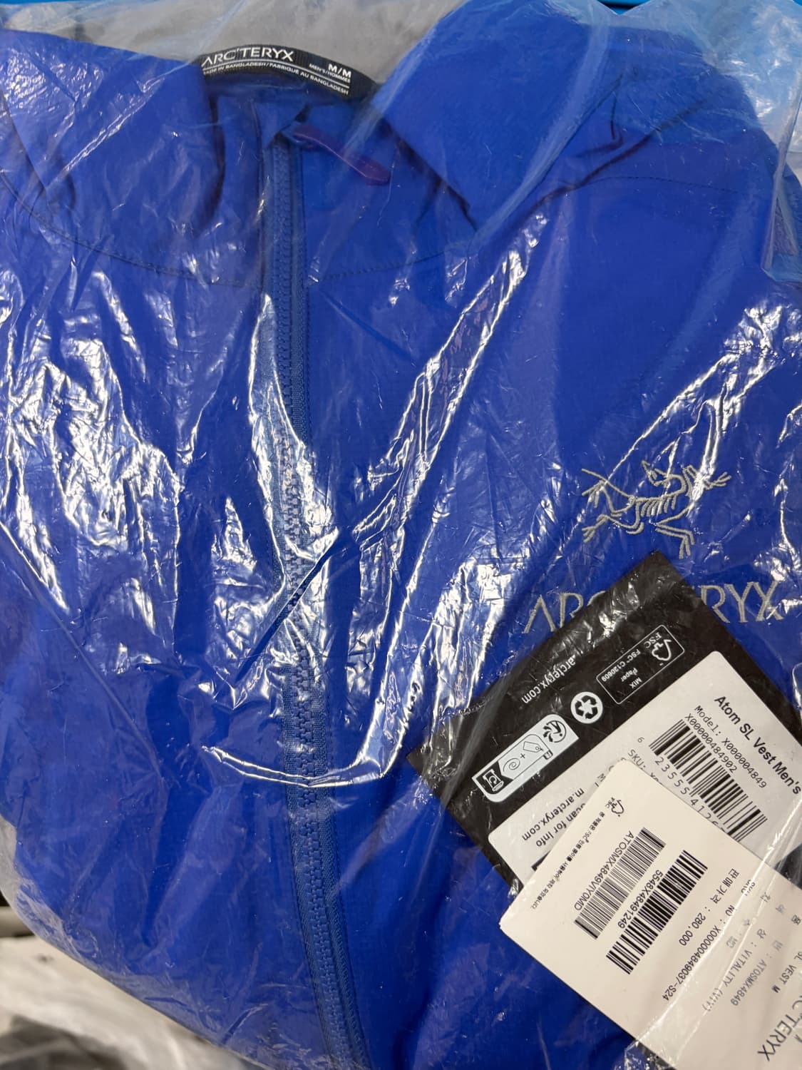 M 아크테릭스 아톰 sl 베스트 바이탈리티 블루 미개봉 새제품 판매 상품이미지1