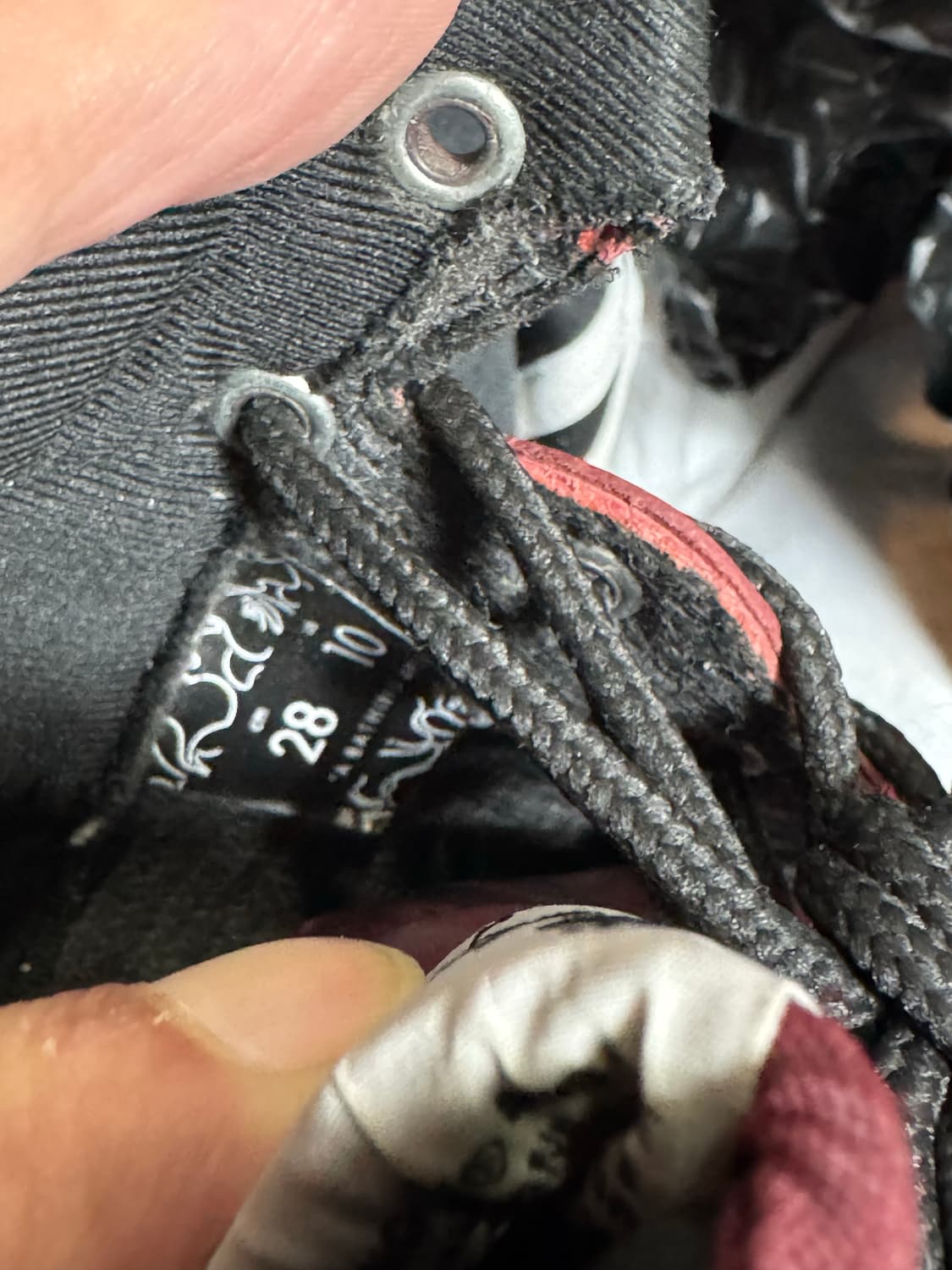 국내유일 Bape sta 베이프스타 포스 미드 버건디 스니커즈  상품이미지8