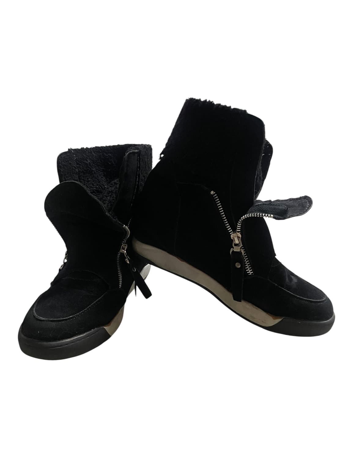 Vtg 지퍼 하이탑 스니커즈 웨지힐 250 Ash 릭오웬스st 상품이미지3