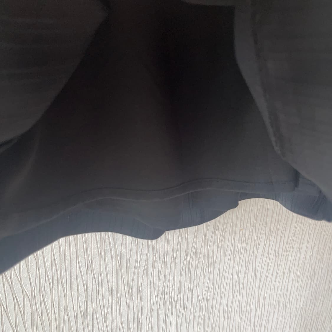 오버듀플레어 롱치마 스커트 검정 1size S -새제품 상품이미지9