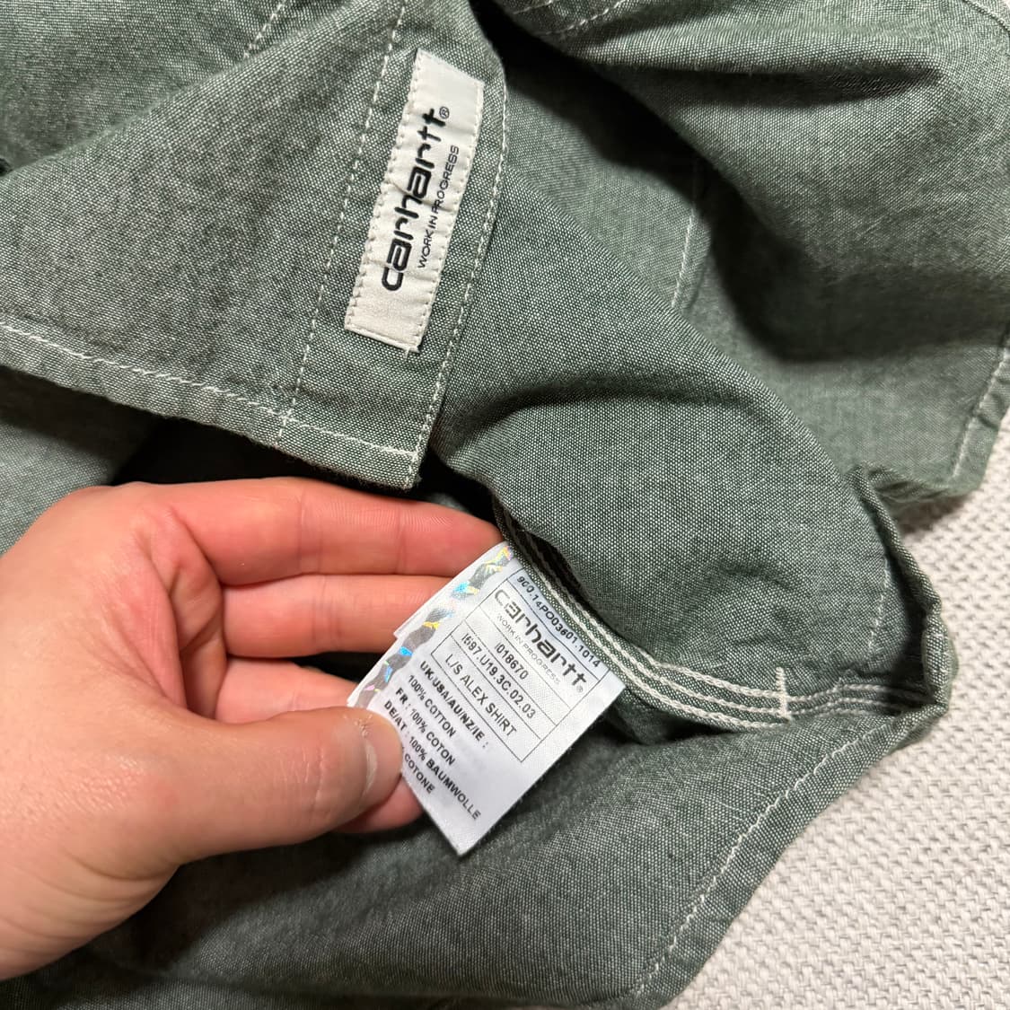 칼하트 WIP 알렉스 셔츠 상품이미지4