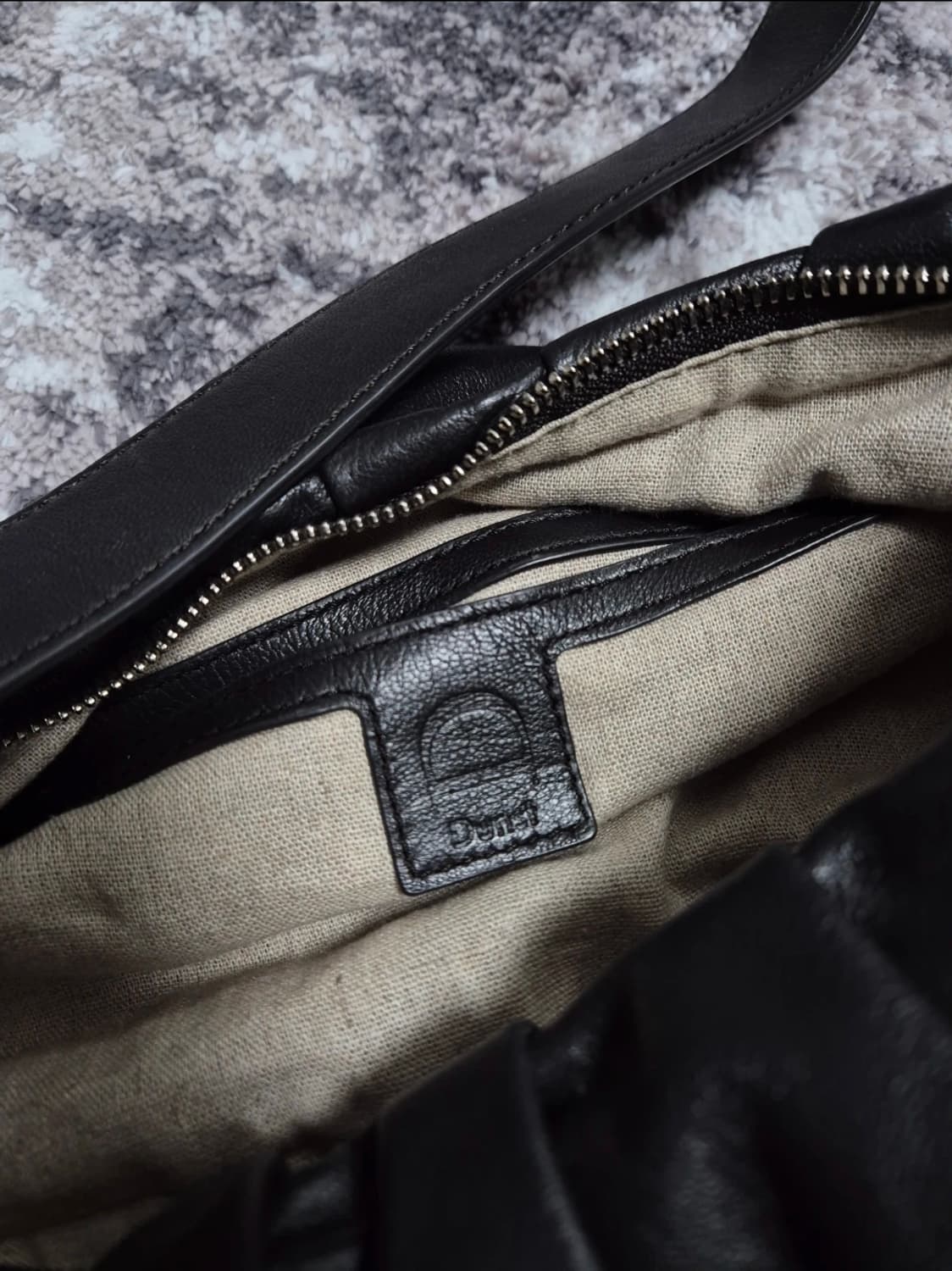 던스트 양가죽 만두백 유니섹스 가방 호보백 클래식브라운 상품이미지5