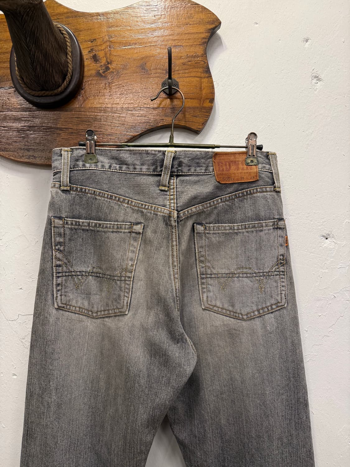 (29inch) EDWIN 에드윈 505Zx Grey Washed Sel 상품이미지1