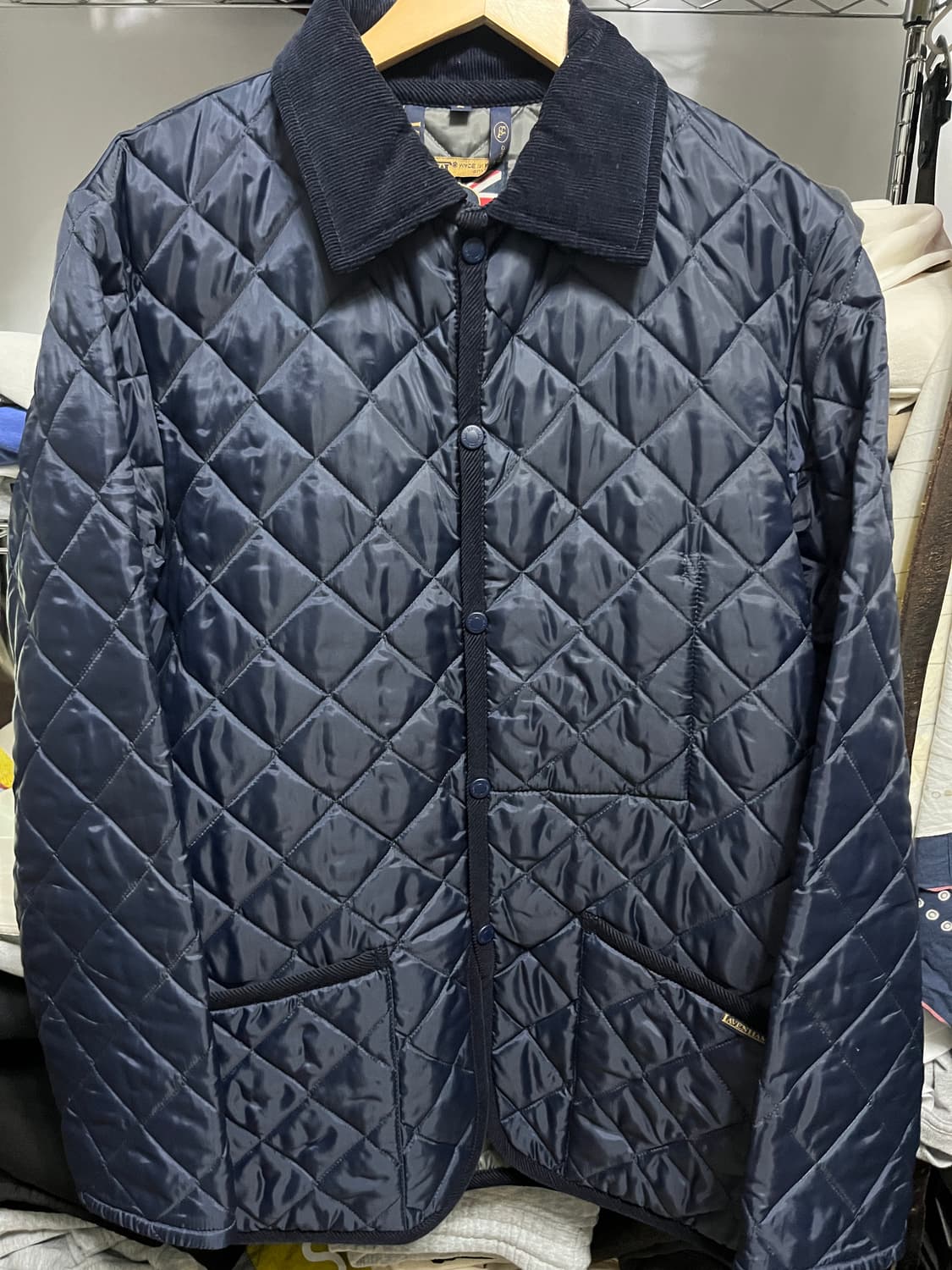 라벤햄 퀼팅자켓 네이비 L 상품이미지2
