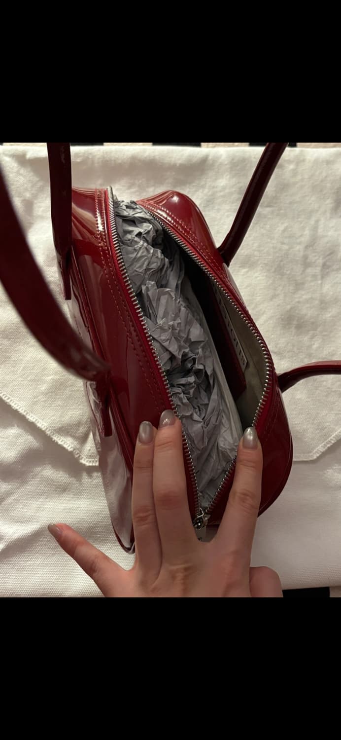 [상태 S급 / 거의 새것] 포츠포츠 한정판 볼링백 레드 미니 mini 상품이미지3