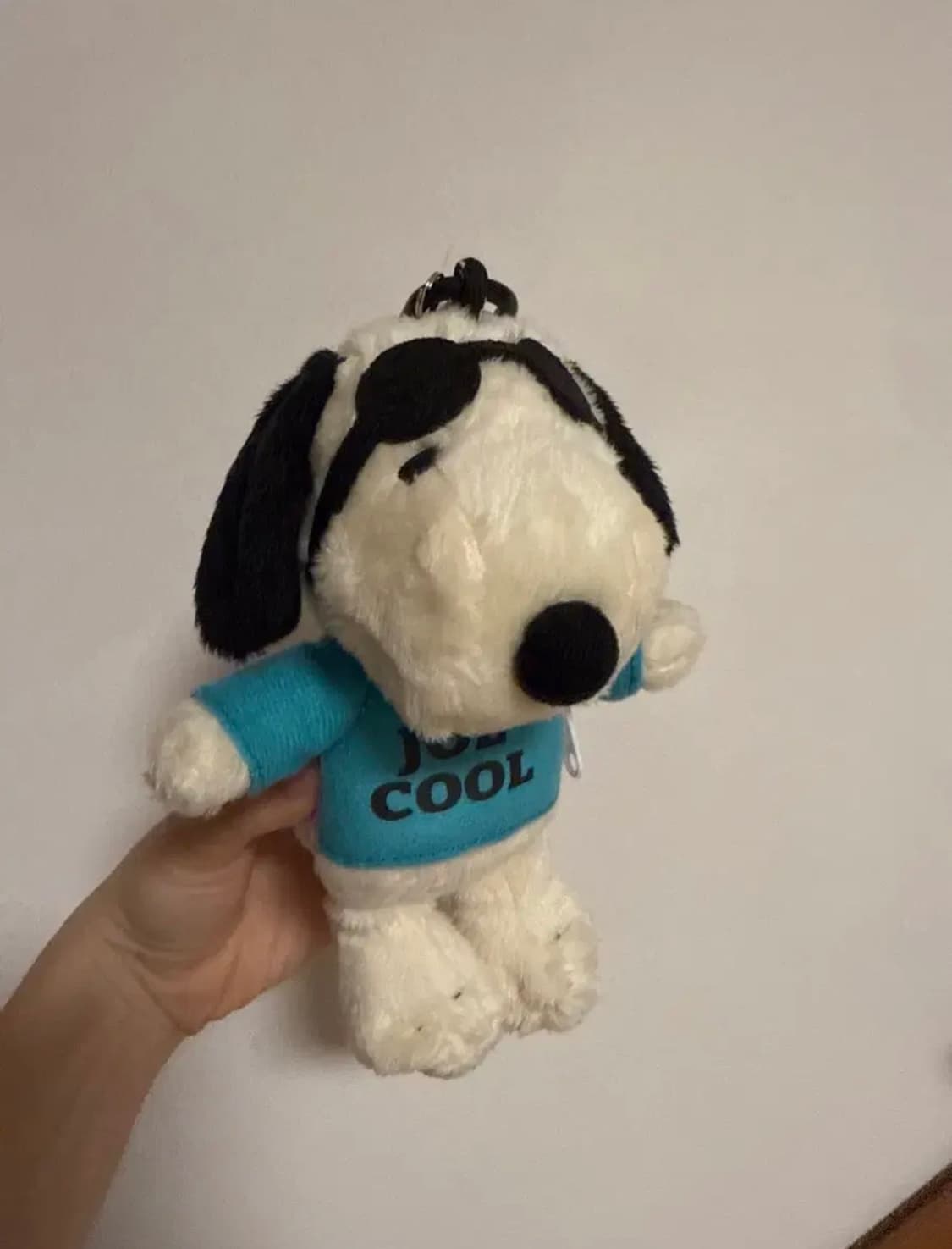 스누피키링 피너츠정품 탄 스누피인형 키링 카라비너 백참 에코백 블루 상품이미지1