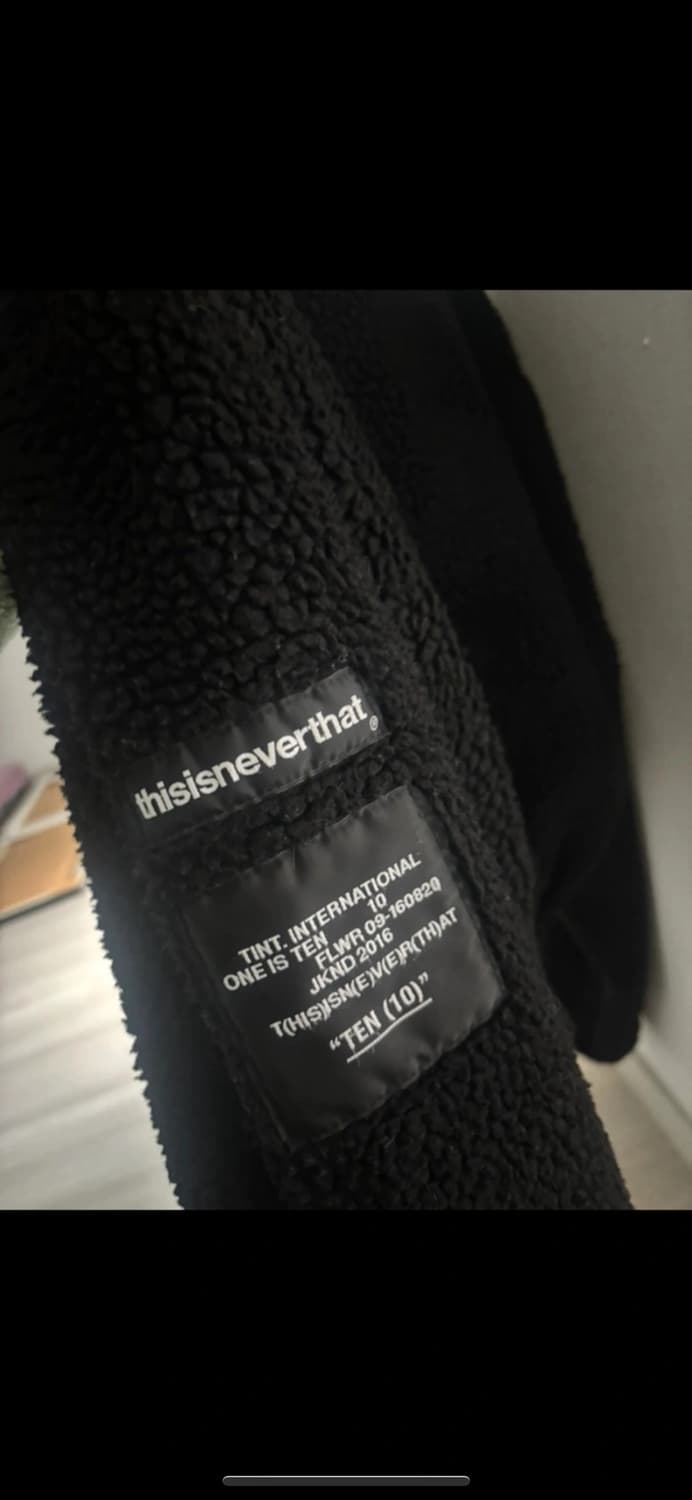 디스이스네버댓 thisisneverthat 리버시블 뽀글이 후리스  상품이미지3