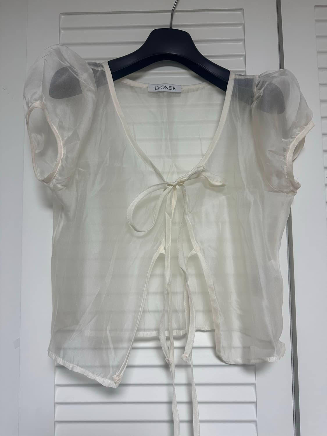 르보네어 메쉬 블라우스 상품이미지1