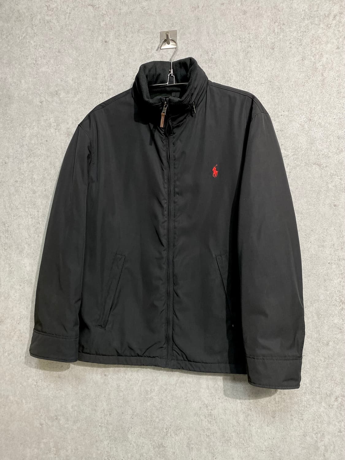 [L] 폴로랄프로렌 블랙 폴리쉘 블루종 자켓 상품이미지1