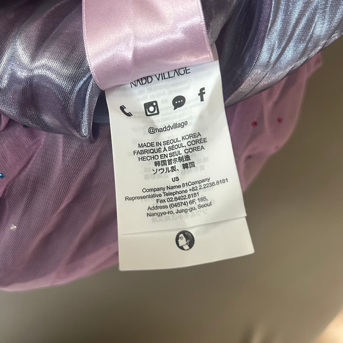 vintage purple tote 상품이미지6