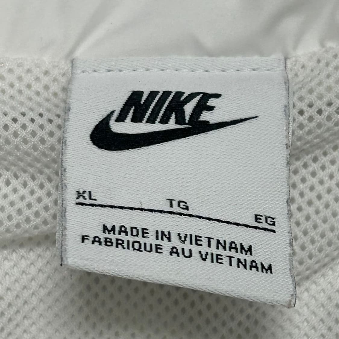 NIKE 풀집 우븐 자켓 화이트 XL 상품이미지6