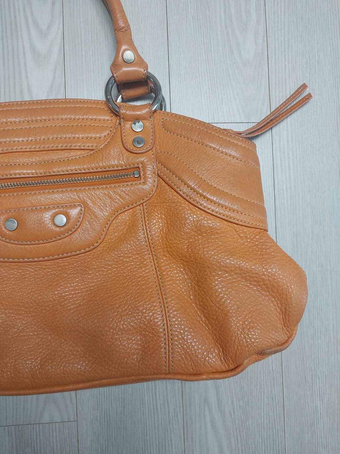 기라로쉬 Guy Laroche 빈티지 레더 토트백 상품이미지4