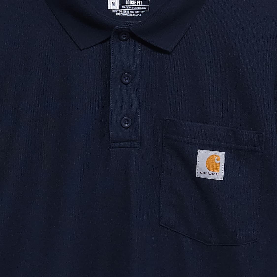 105)Carhartt 칼하트 반팔 카라티 K570 네이비 상품이미지2