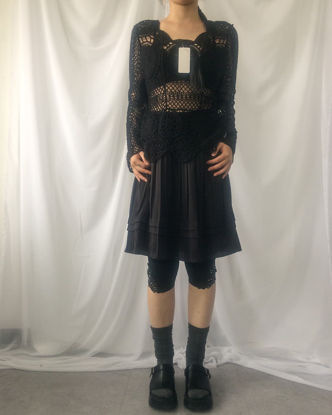 Pattern net knit 상품이미지1
