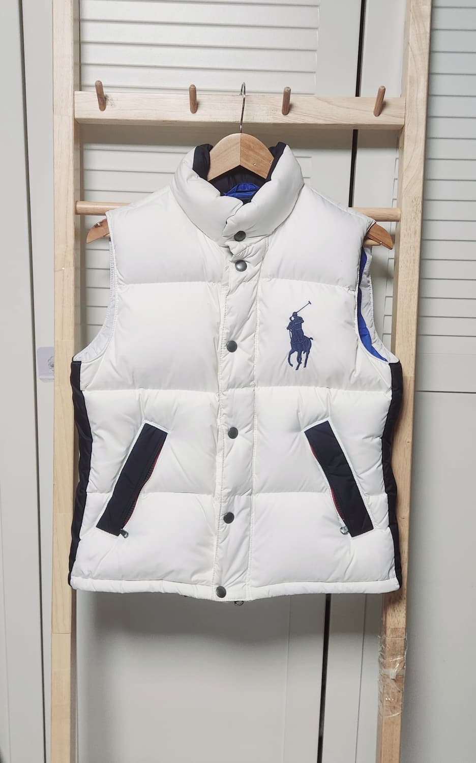 폴로 랄프로렌 빅포니 화이트 패딩 베스트 조끼 자켓 상품이미지2