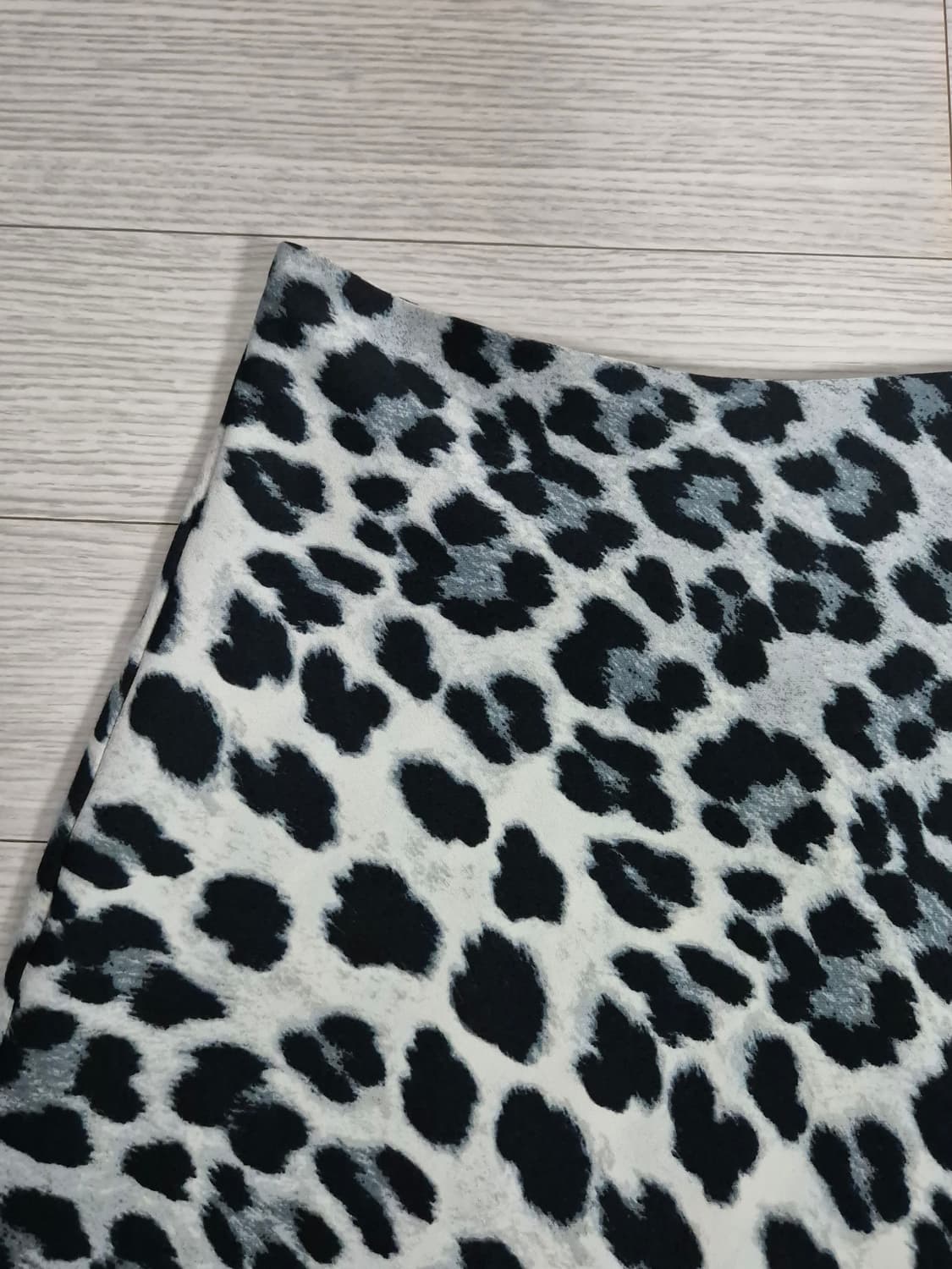 자라 블루 레오파드 롱스커트 xs 상품이미지2