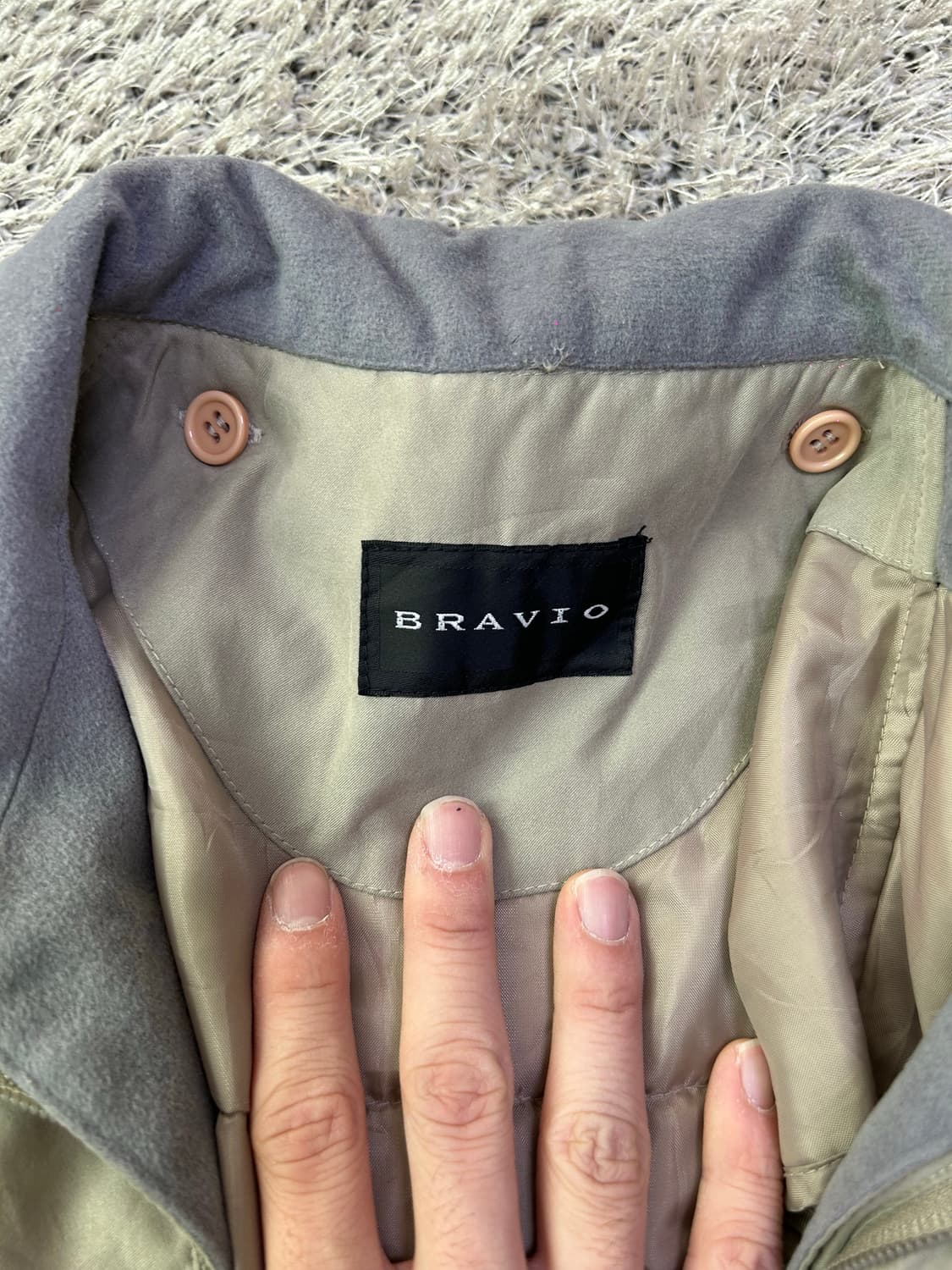 일본판 BREVIO 폴리 내피자켓 사이즈 105~110 상품이미지3