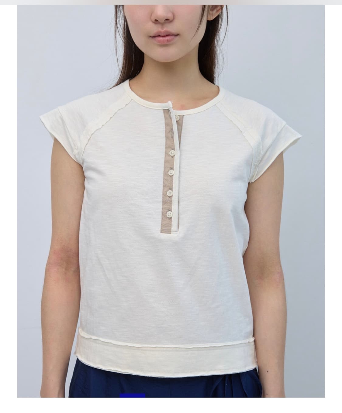 erchiva toto henley neck T-shirts  상품이미지3