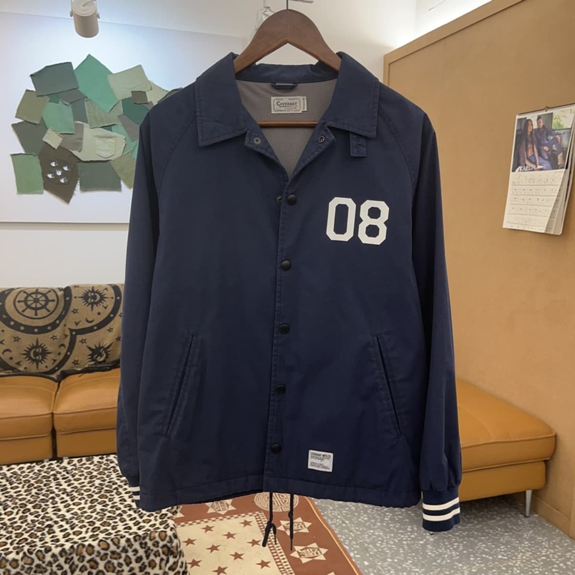 커버낫 올드스쿨 레트로 빈티지 바시티 자켓 M C09273 상품이미지3