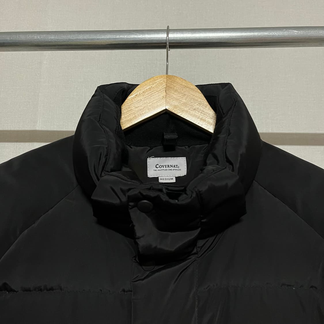 커버낫 블랙 롱패딩 M 상품이미지4