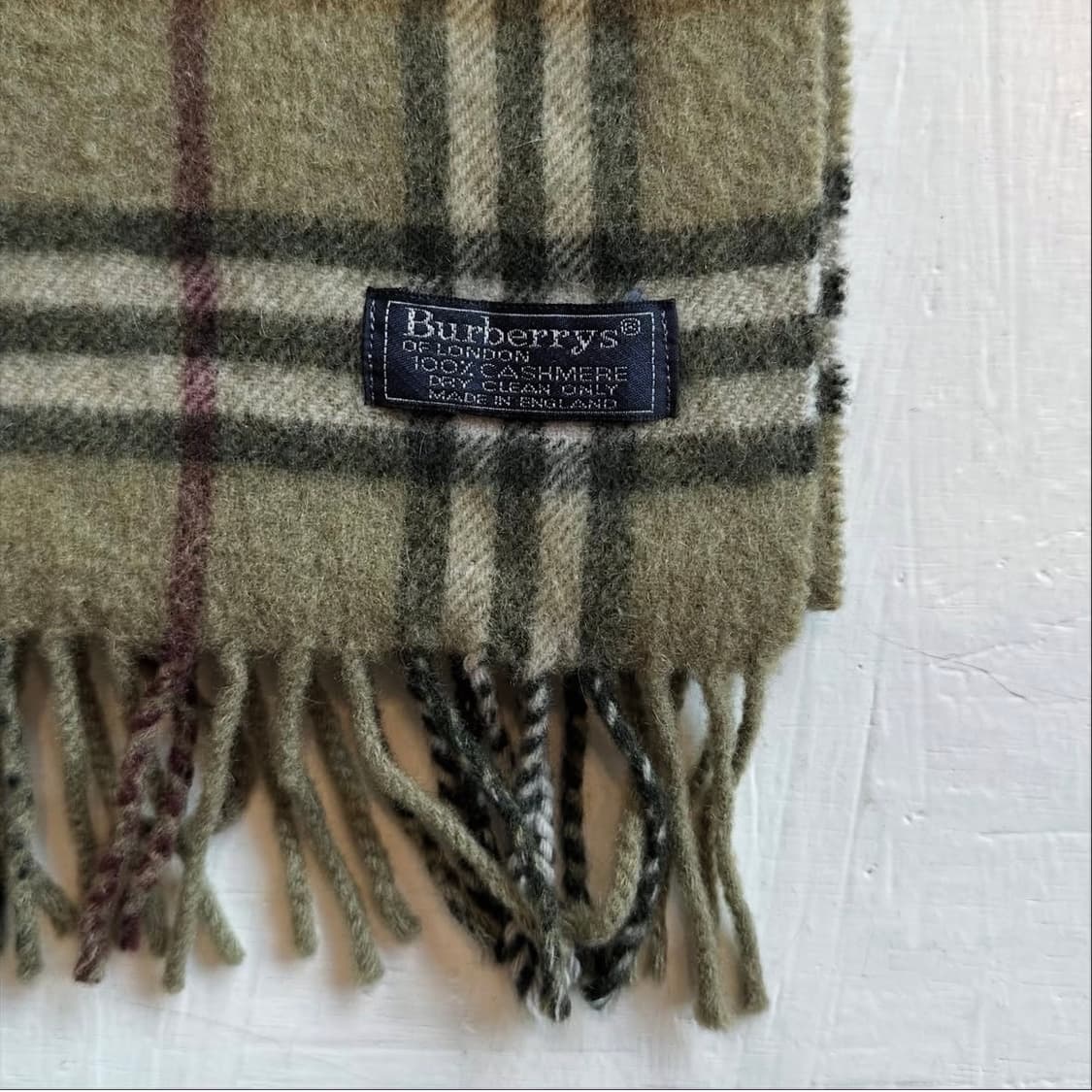 버버리 노바체크 캐시미어 머플러 상품이미지5