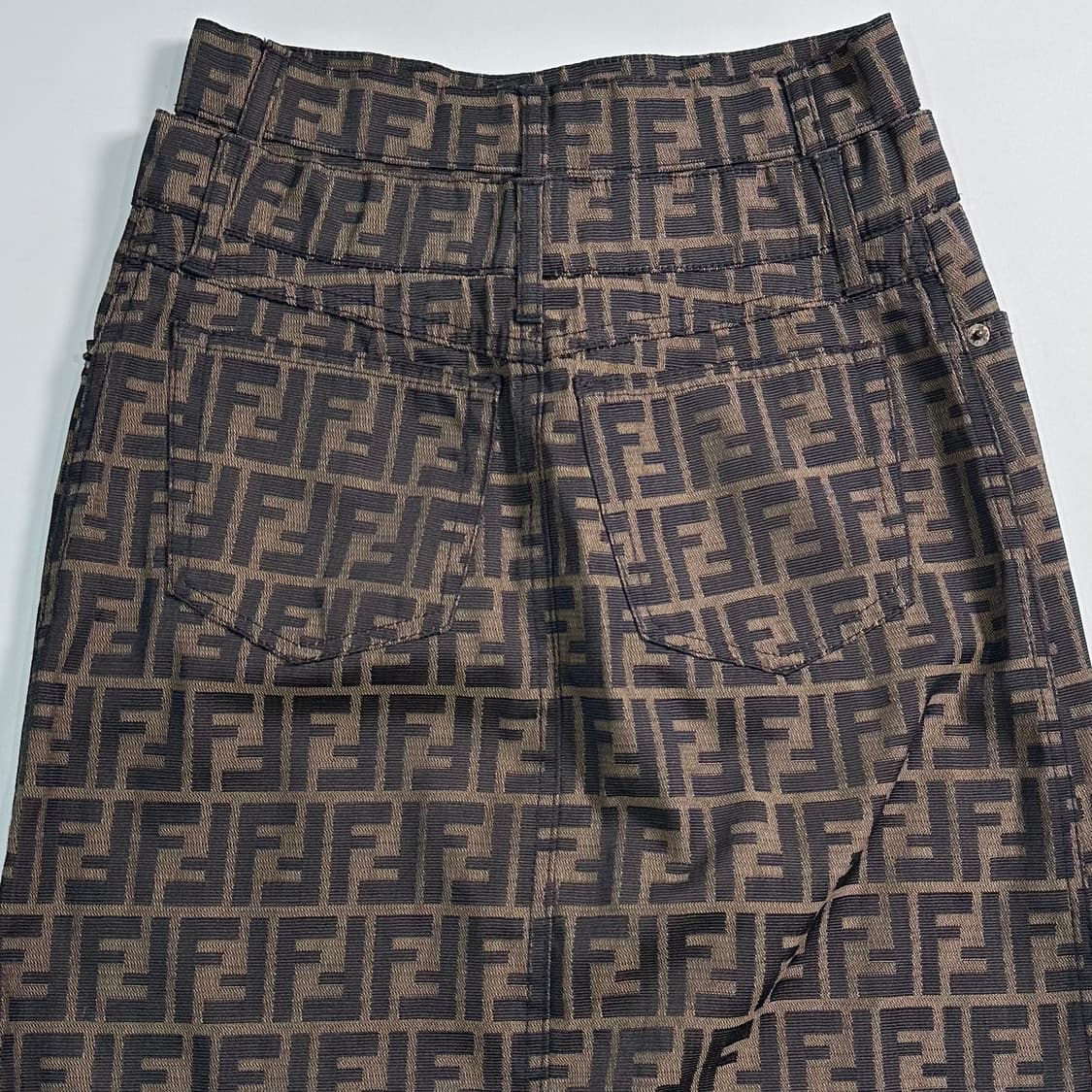 90s 펜디 주카패턴 롱 스커트 상품이미지6