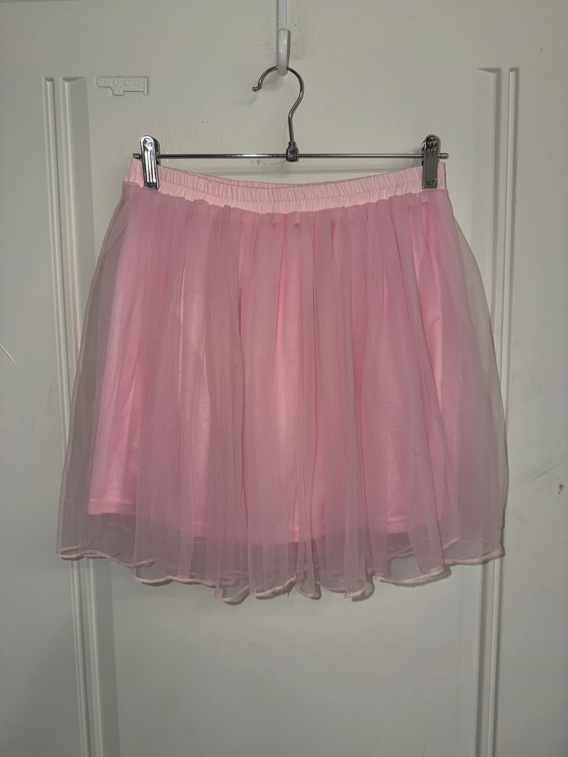 일본빈티지 레이어드 핑크 샤스커트 상품이미지6