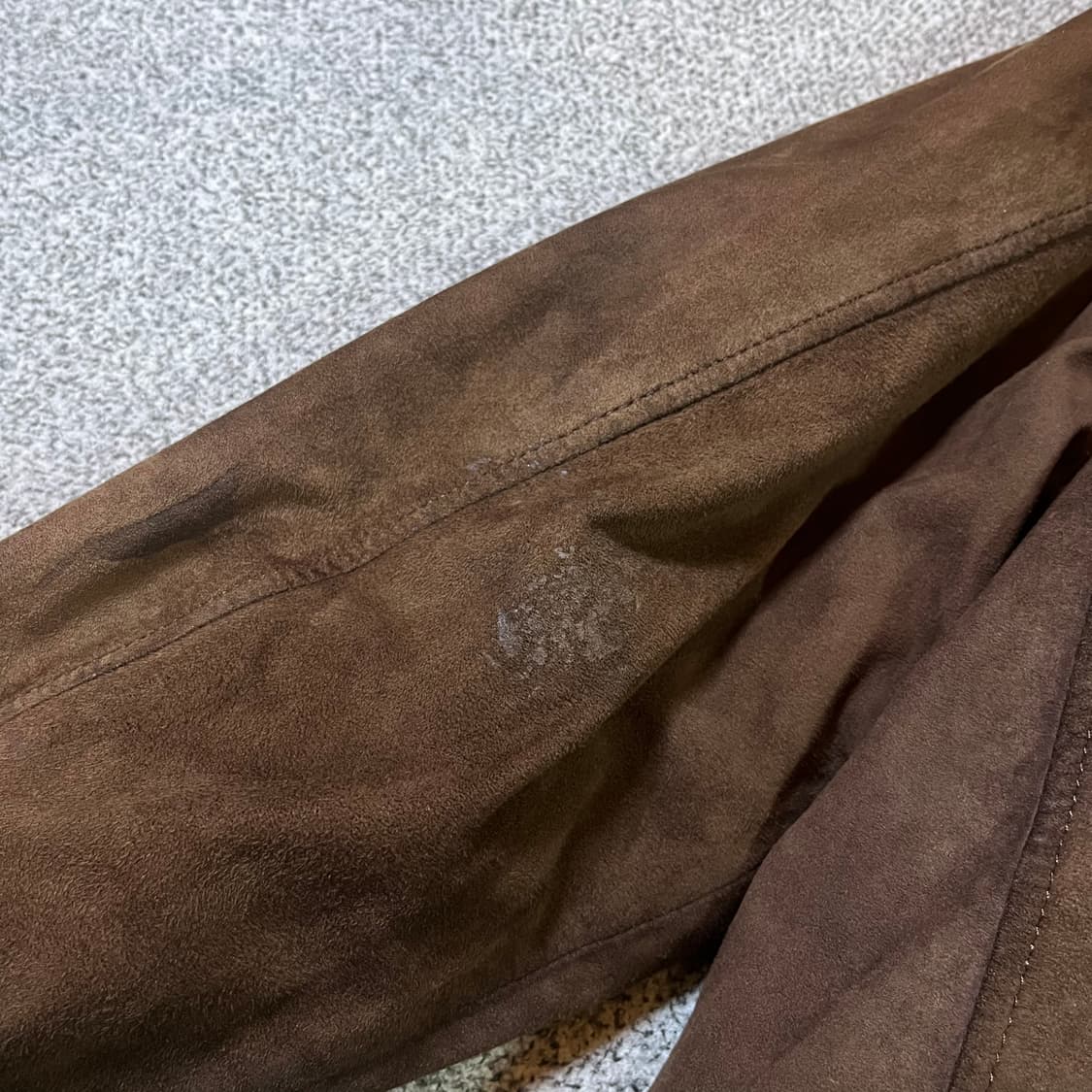 런던포그 스웨이드 산양가죽 봄버 자켓 상품이미지8