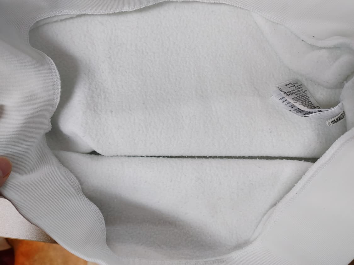 ADIDAS 아디다스 안감기모 나그랑스타일 화이트 맨투맨 상품이미지6