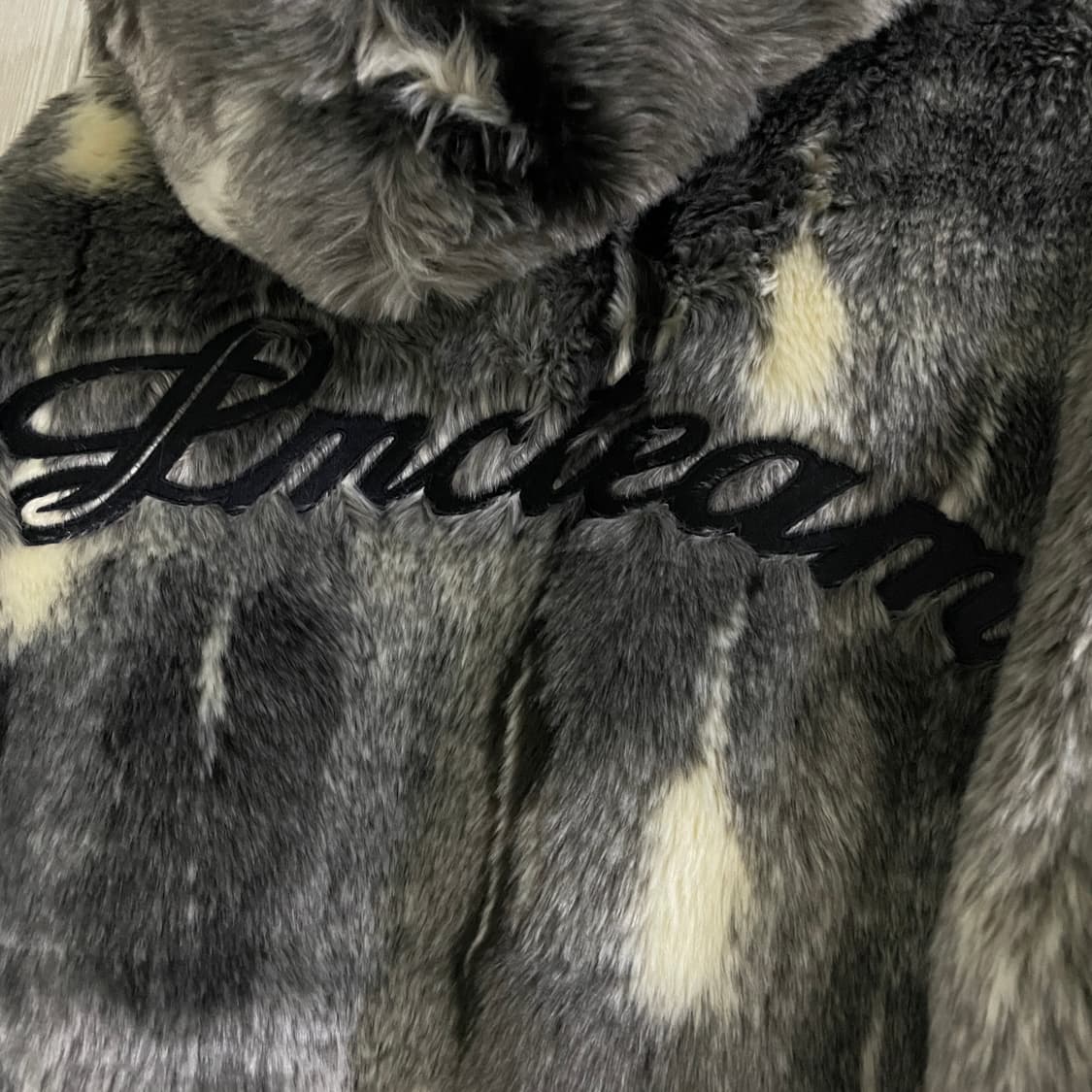 [s] lmc 퍼 헤비 숏점퍼 털 후드집업자켓 엘엠씨 상품이미지6