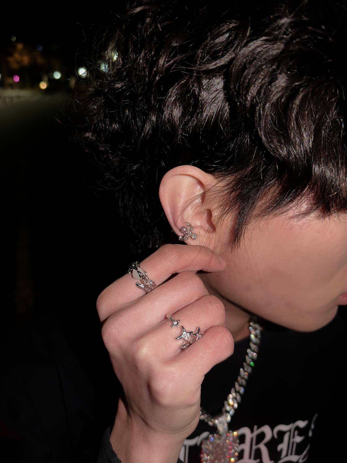 Fake dia but real ear cuff 상품이미지2