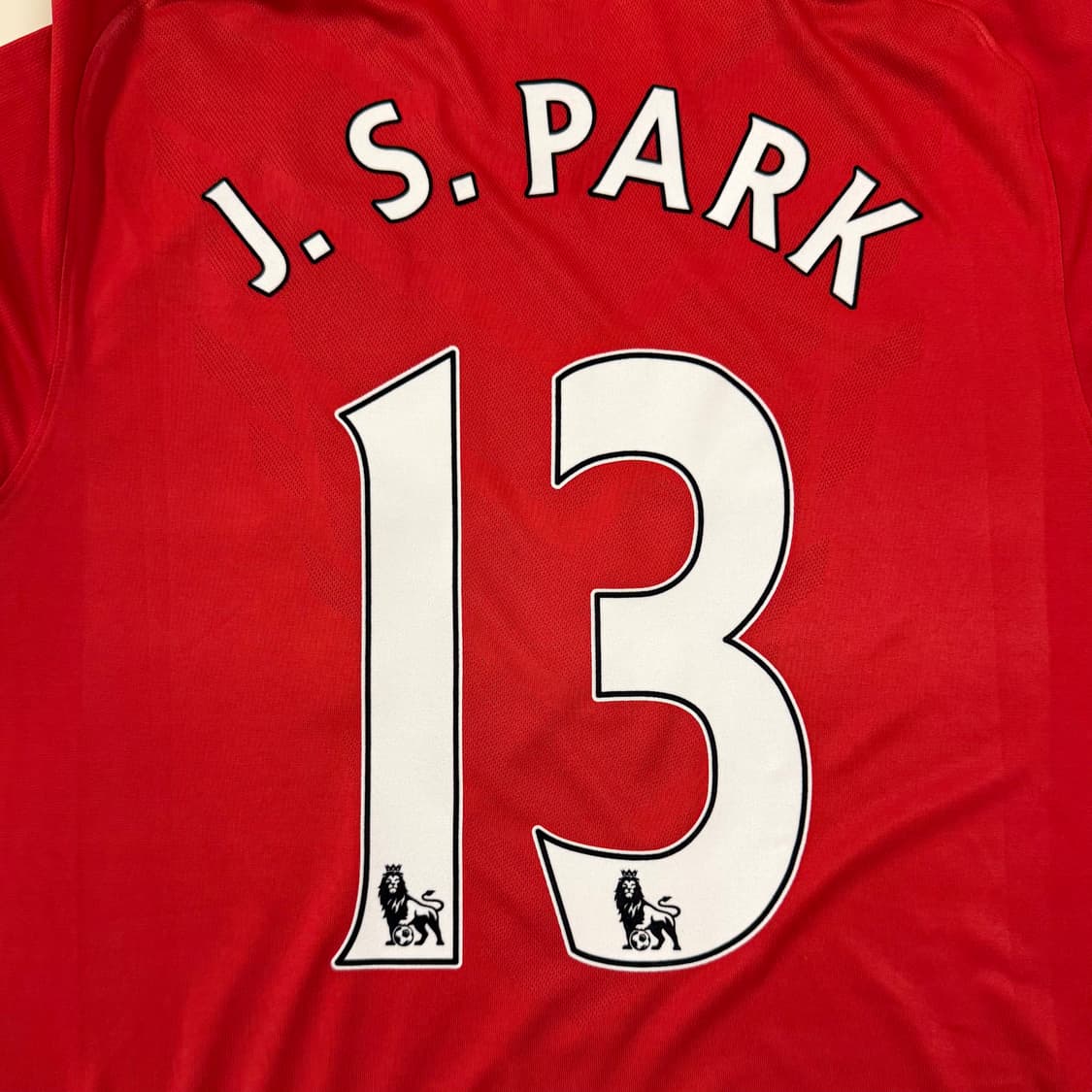 10-11 맨유 홈 박지성 긴팔 유니폼 상품이미지2