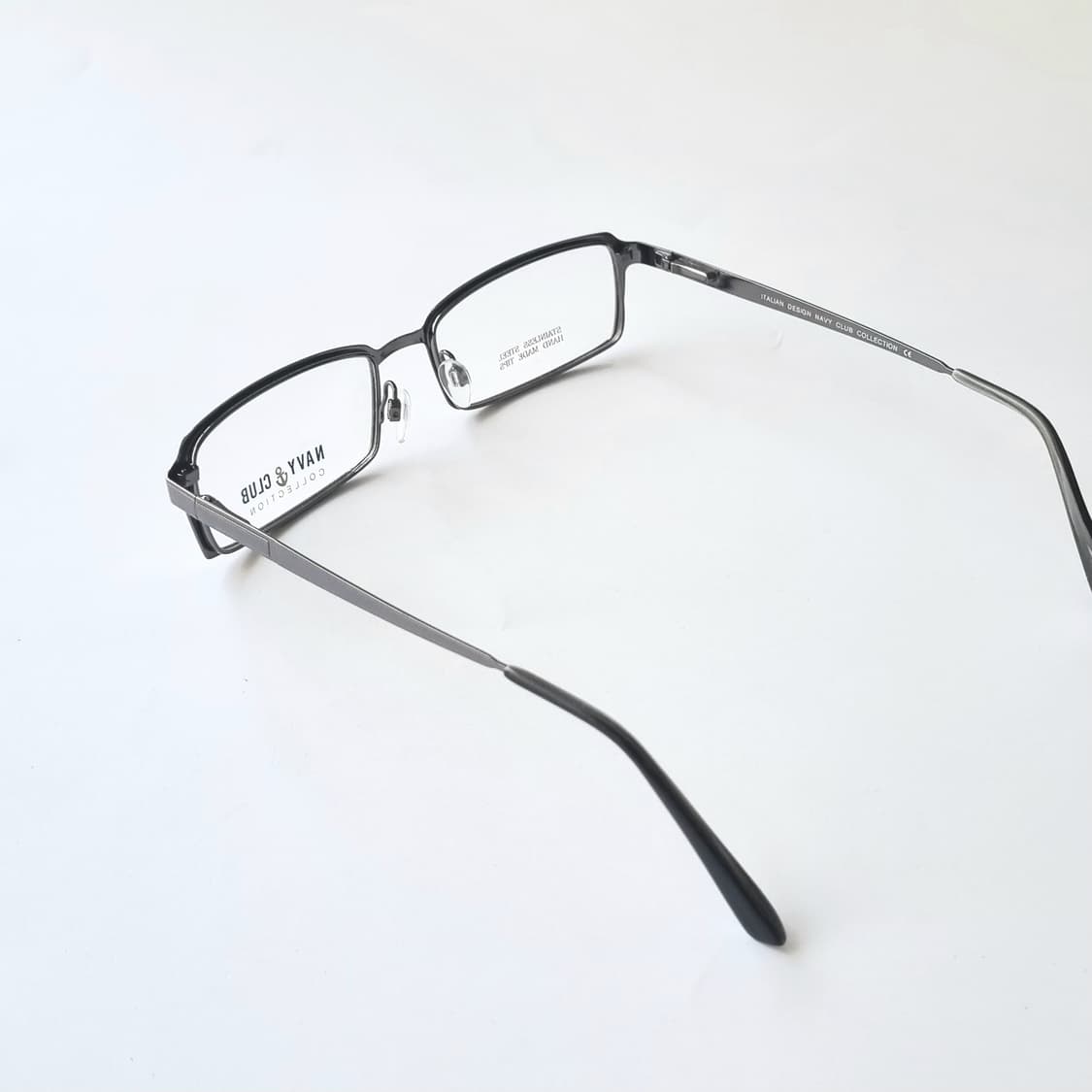 데드스탁 이탈리안 무드의 빈티지 실버 스퀘어 안경테 상품이미지4