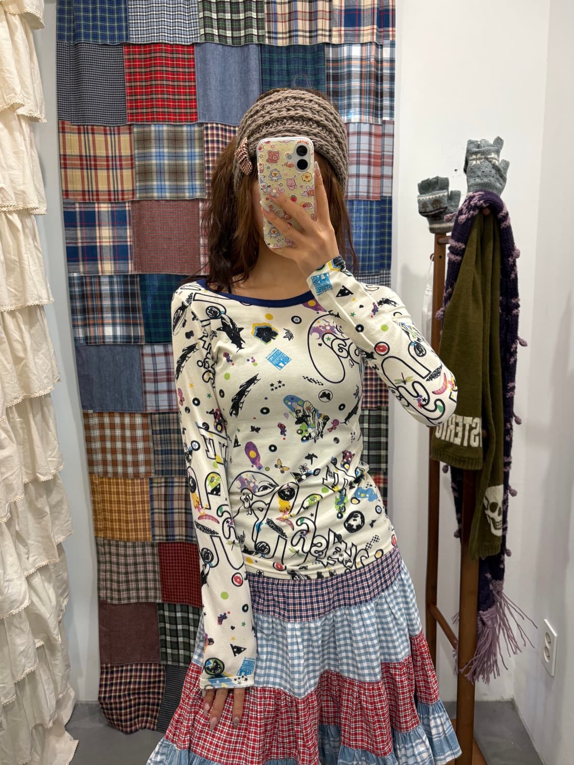 히스테릭글래머 패턴 롱슬리브 상품이미지5