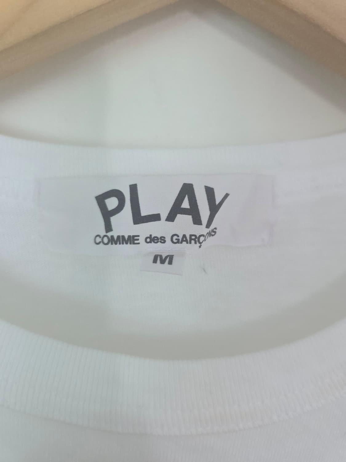 꼼데가르송 플레이 COMME des GARCONS PLAY 하트 와펜 긴 상품이미지3