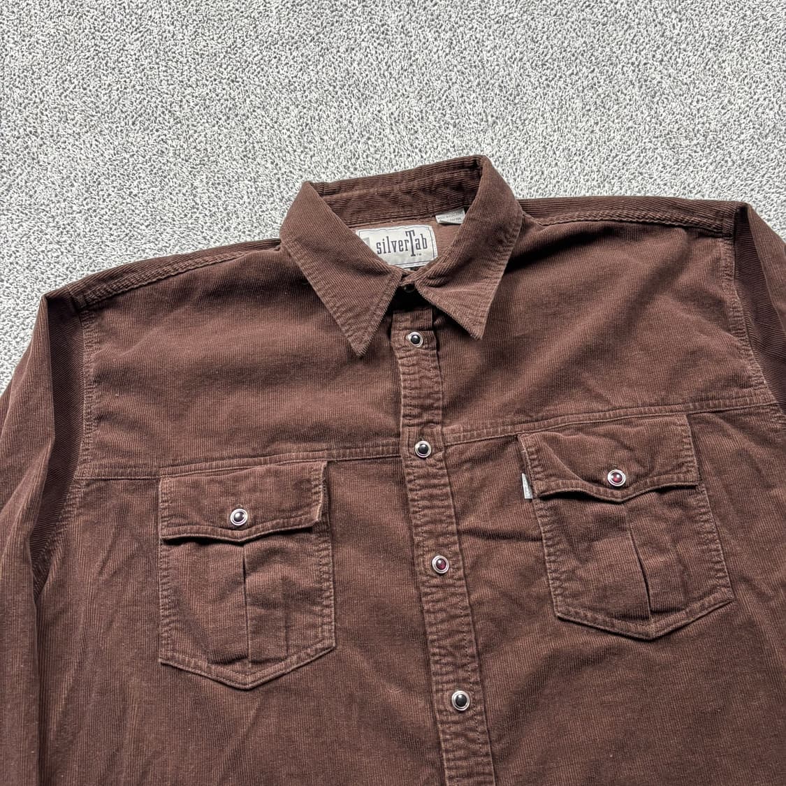 리바이스 실버탭 웨스턴 무드 코듀로이 셔츠 상품이미지3