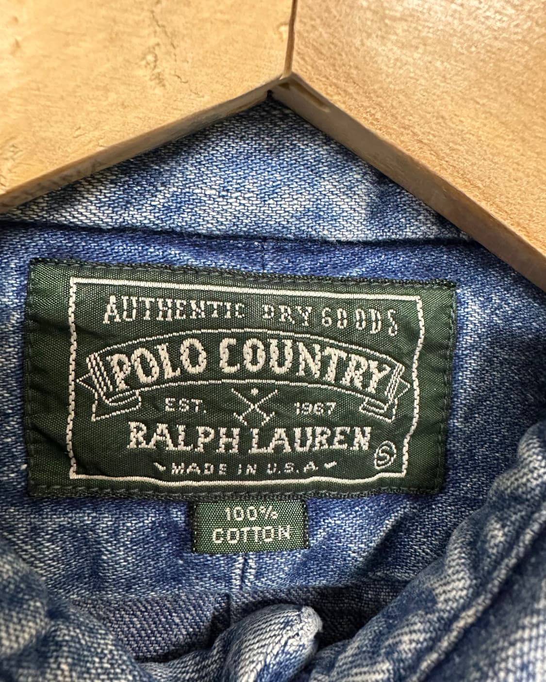 (S)80~90'S 폴로 컨트리 USA 청남방-M2055 상품이미지4