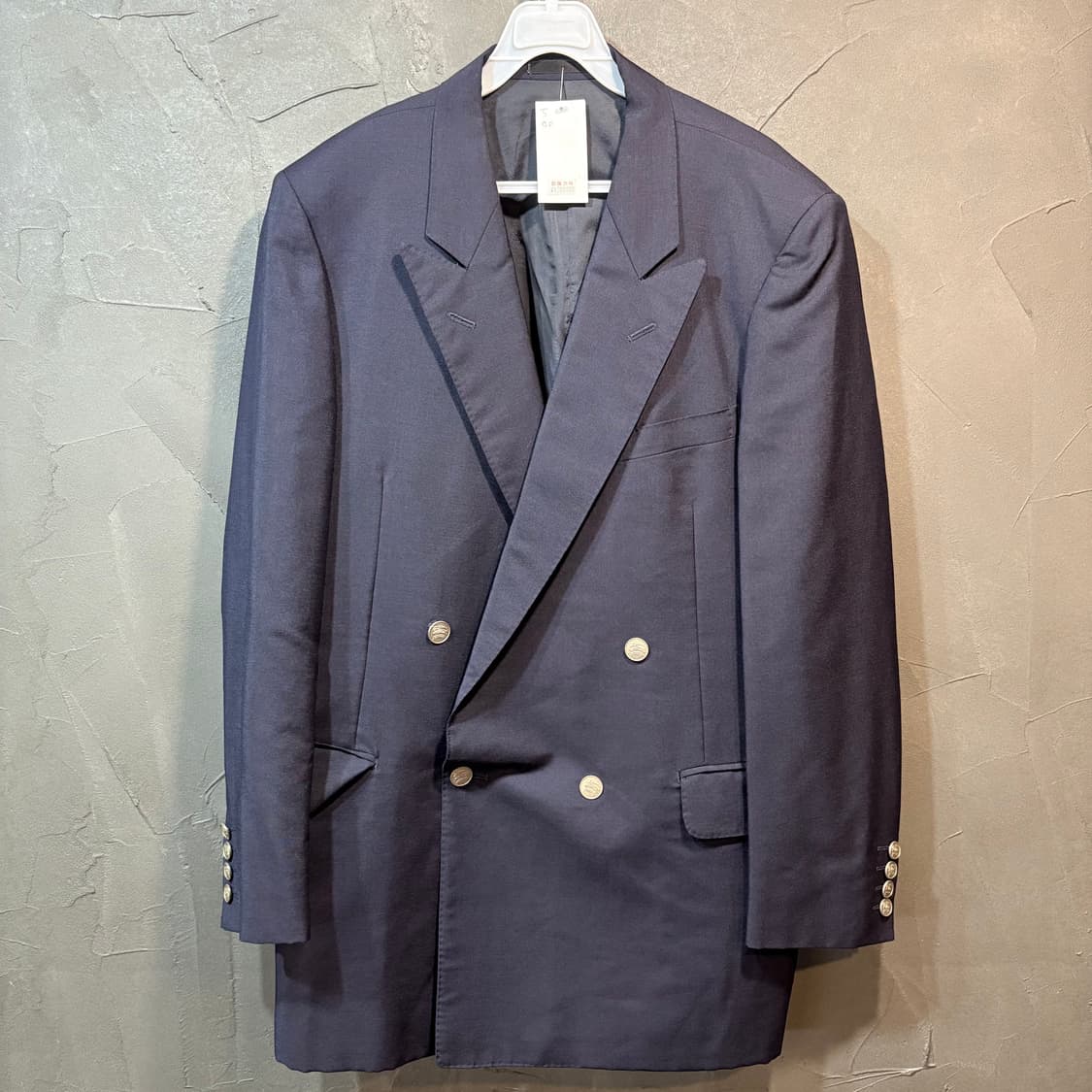 [L] BURBERRY 버버리 금장 더블 블레이저  상품이미지1