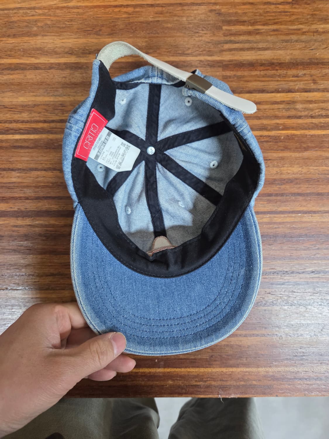 크리틱 빈티지 맥도날드 데님모자 프리 상품이미지5