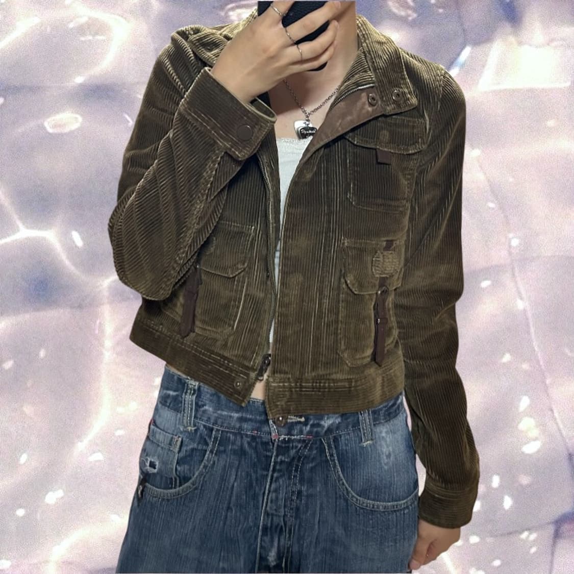 폴로 랄프로렌 웨스턴 벨티드 코듀로이 자켓 브라운 초콜릿 S  상품이미지2