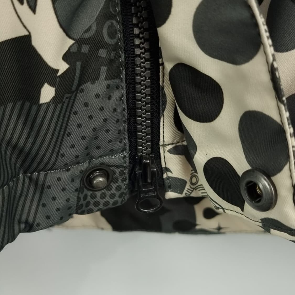 [푸부] 빈티지 그래픽 패턴 올드스쿨 후드 바람막이 자켓 M18951 상품이미지6