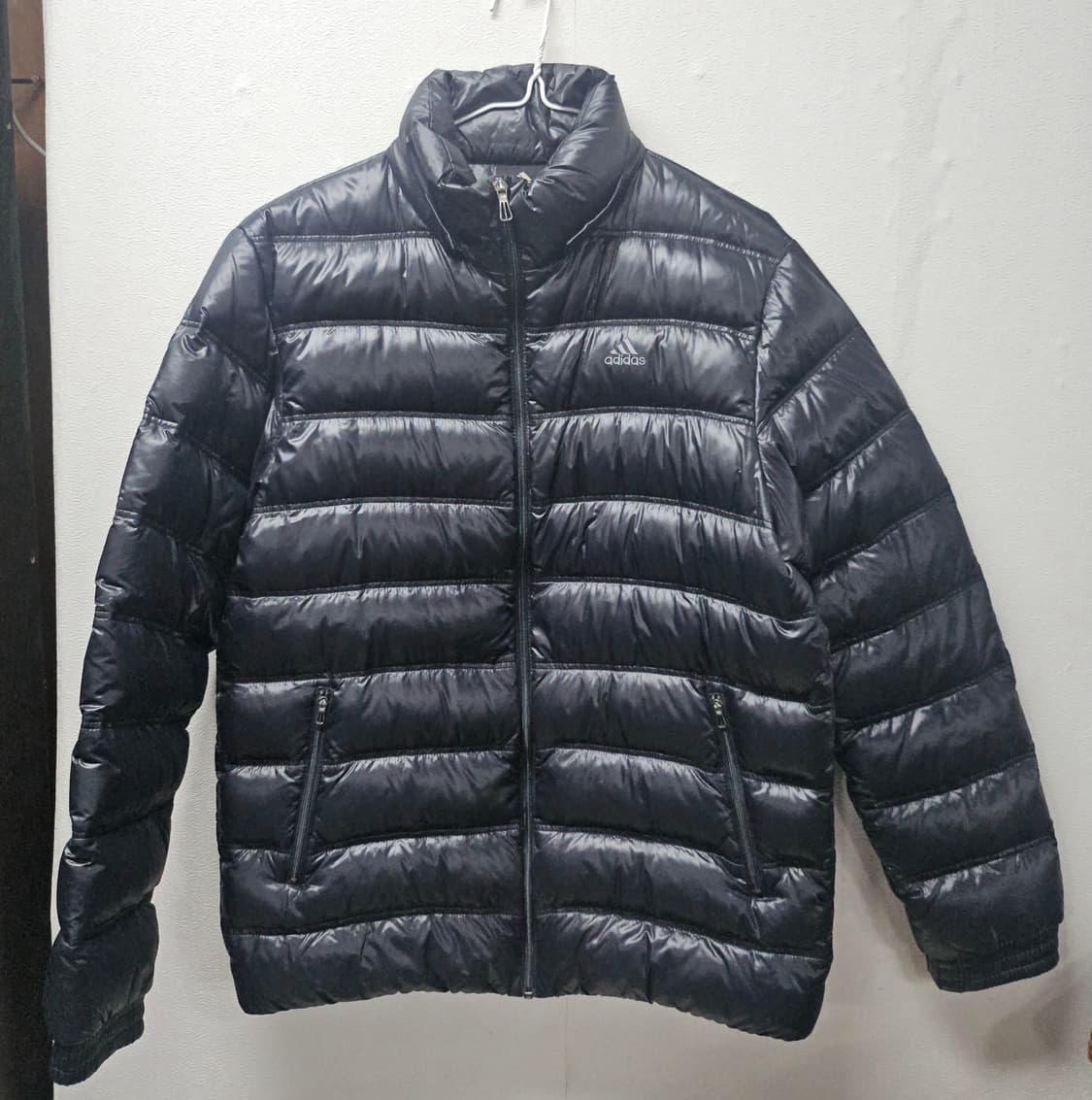 아디다스 라이트 구스 베이직 2  블랙 패딩 점퍼  L 상품이미지2