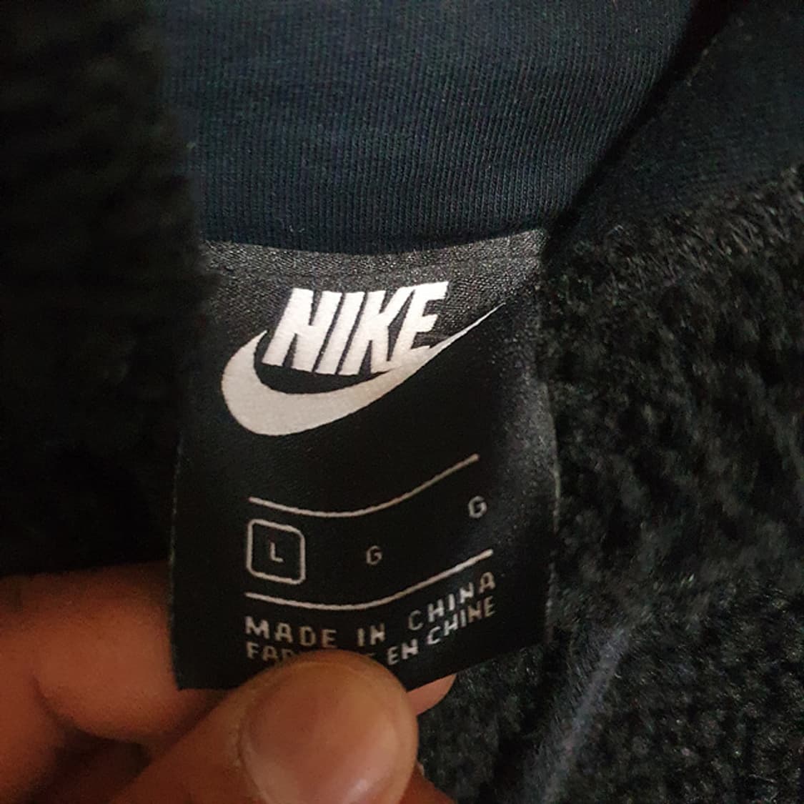 나이키 스우시 플리스 풀오버 후드 L 상품이미지3